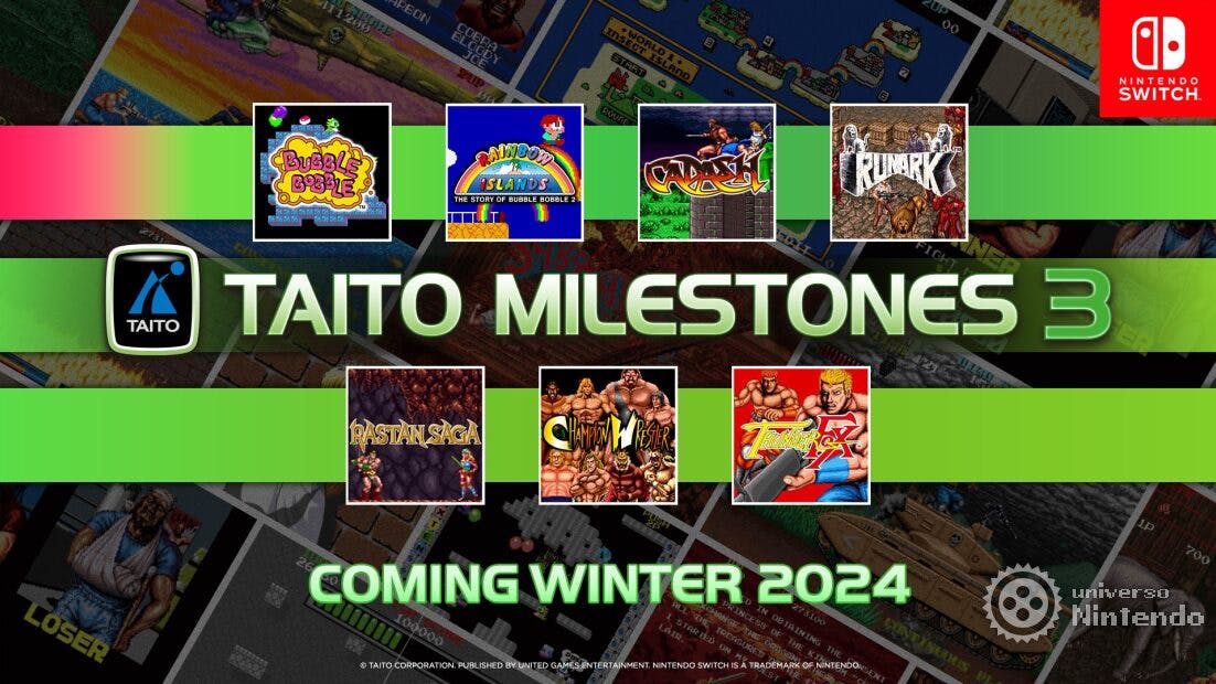 Cover Image for TAITO Milestones 3 é confirmado para o Switch e chega no final do ano