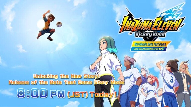 Cover Image for Inazuma Eleven: Victory Road Worldwide Beta Test Demo Receiving “Story Update”