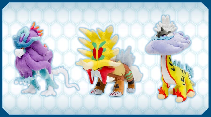 Cover Image for Pokemon Center Japan Announces Official Plushies For Walking Wake, Gouging Fire, And Raging Bolt