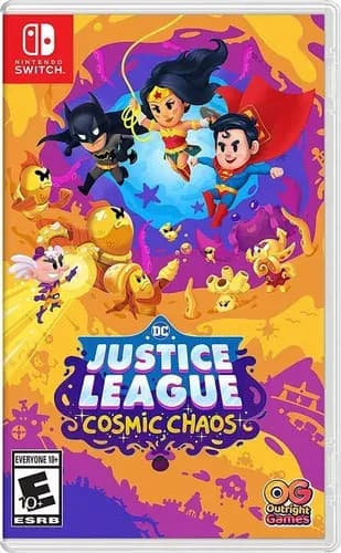 Capa do jogo DC Justice League Cosmic Chaos