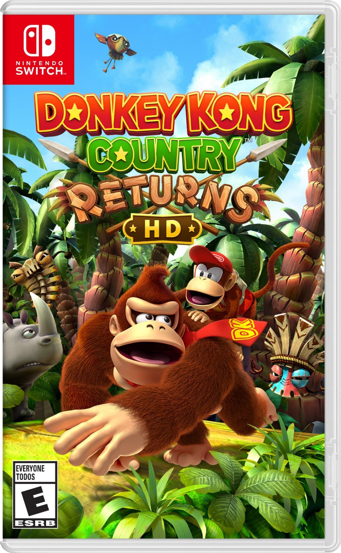 Capa do jogo Donkey Kong Country Returns HD