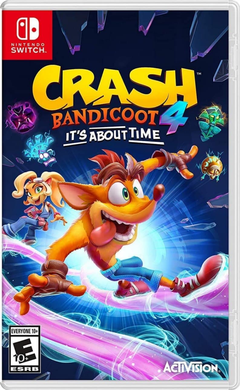 Capa do jogo Crash Bandicoot 4: It's About Time