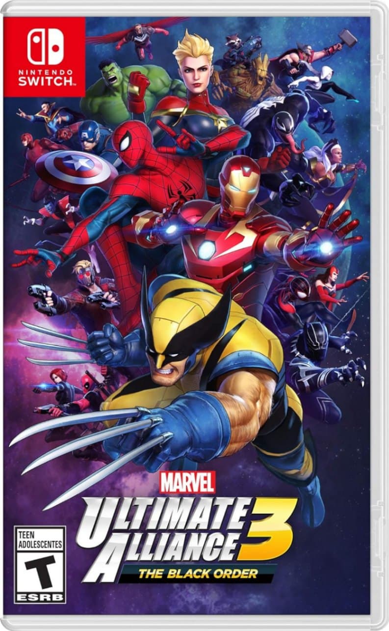Capa do jogo Marvel Ultimate Alliance 3: The Black Order