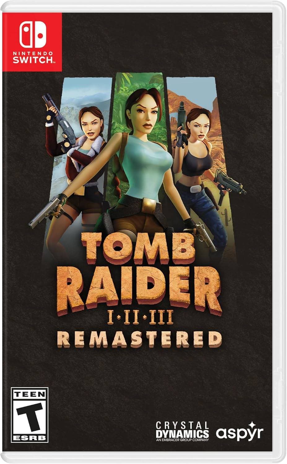 Capa do jogo Tomb Raider I-III Remastered Starring Lara Croft
