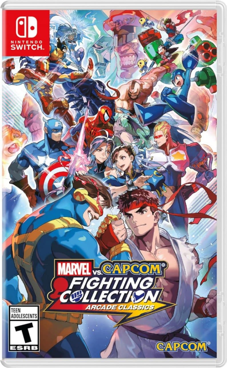 Capa do jogo Marvel vs. Capcom Fighting Collection: Arcade Classics