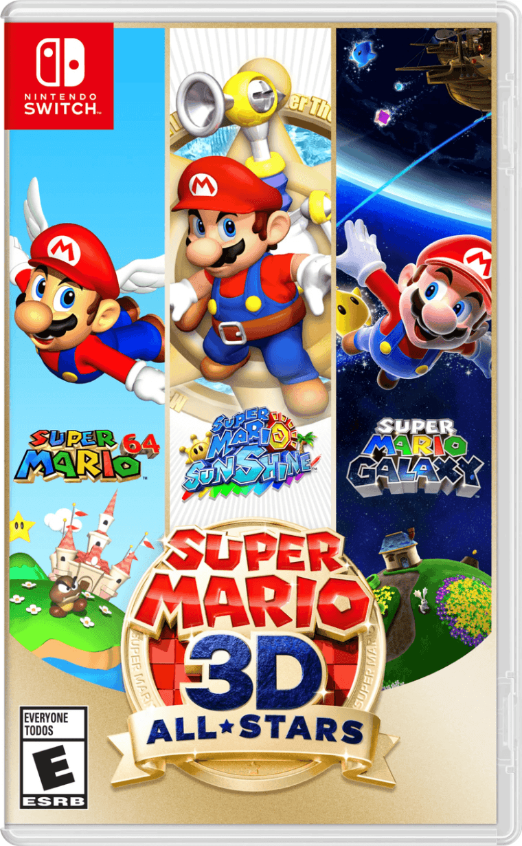 Capa do jogo Super Mario 3D All-Stars