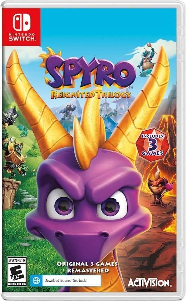 Capa do jogo Spyro Reignited Trilogy