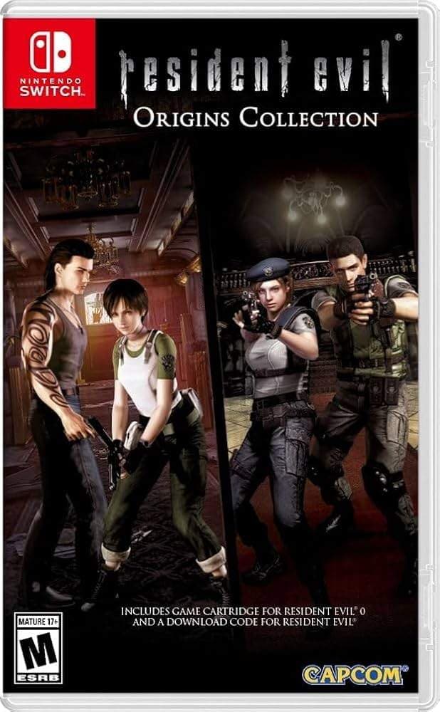 Capa do jogo Resident Evil Origins Collection
