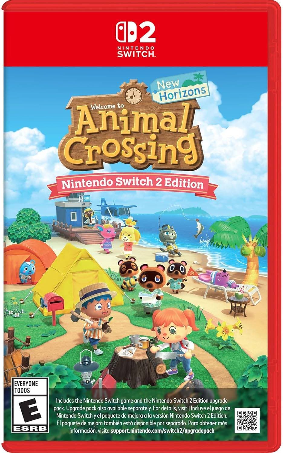 Capa do jogo Animal Crossing: New Horizons - Nintendo Switch 2 Edition