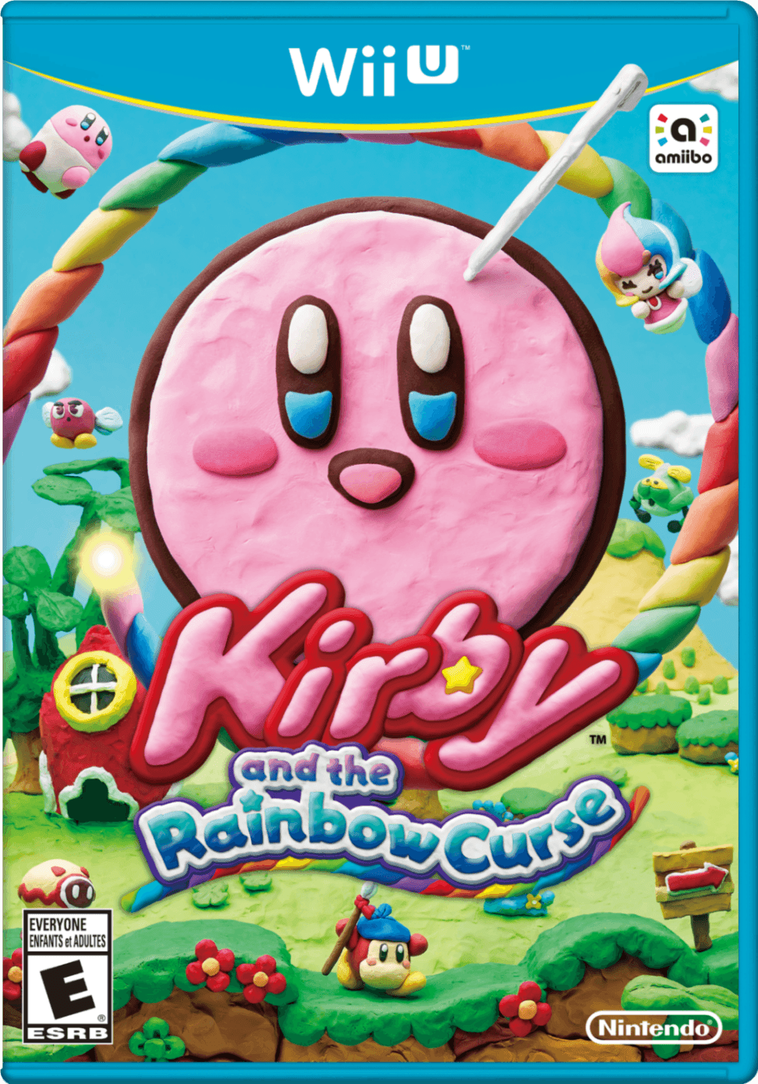 Capa do jogo Kirby and the Rainbow Curse