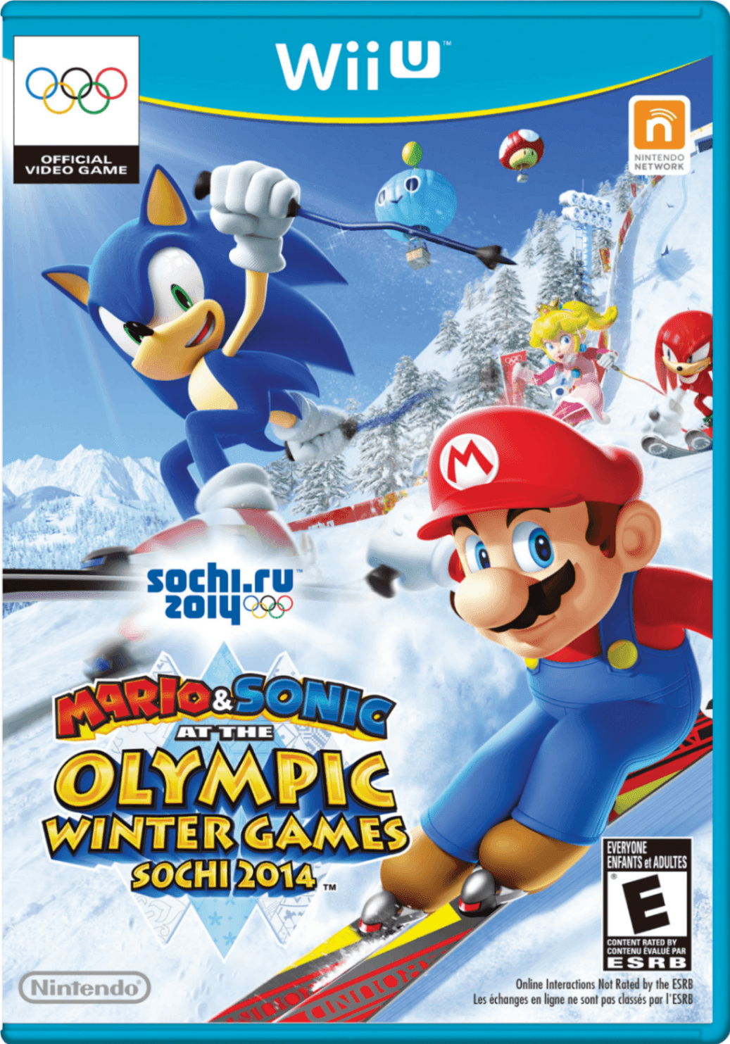 Capa do jogo Mario & Sonic at the Sochi 2014 Olympic Winter Games
