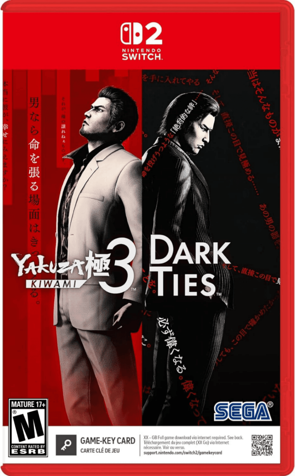 Capa do jogo Yakuza Kiwami 3 & Dark Ties