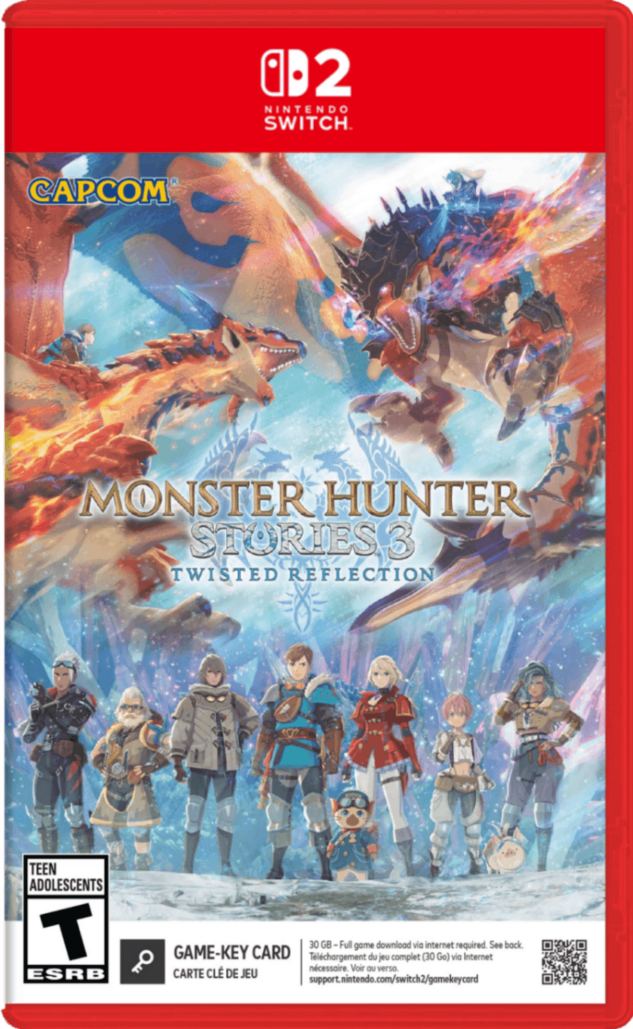 Capa do jogo Monster Hunter Stories 3: Twisted Reflection