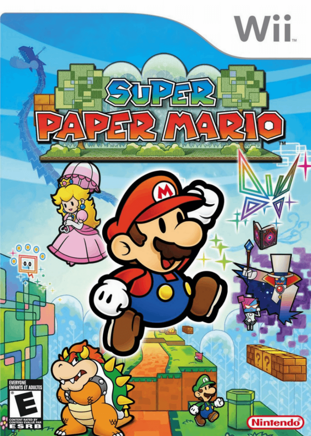 Capa do jogo Super Paper Mario