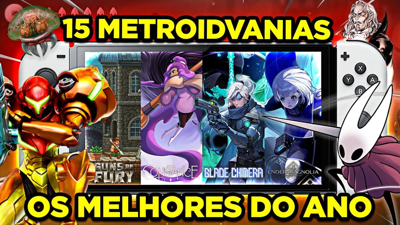 Guia: Os 15 melhores metroidvanias de 2025 no Nintendo Switch – o guia definitivo para Fãs
