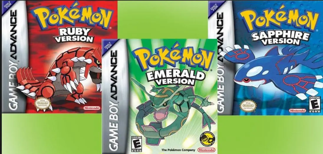 Novas versões de Pokémon FireRed e LeafGreen tem referências a ROMs da terceira geração; entenda