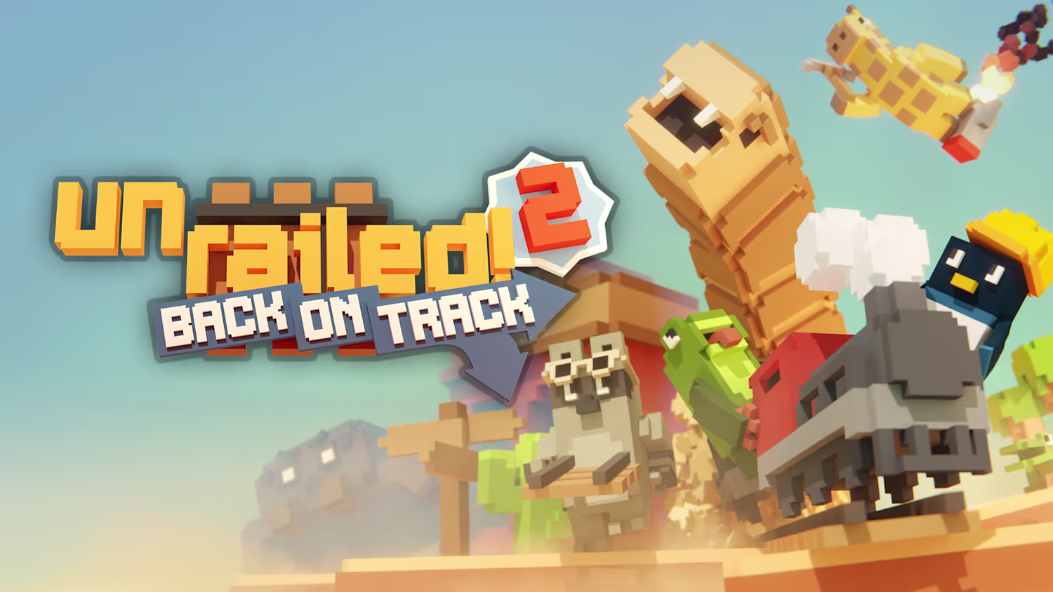 Estamos Jogando: Unrailed 2: Back on Track é um surpreendentemente bom jogo cooperativo.