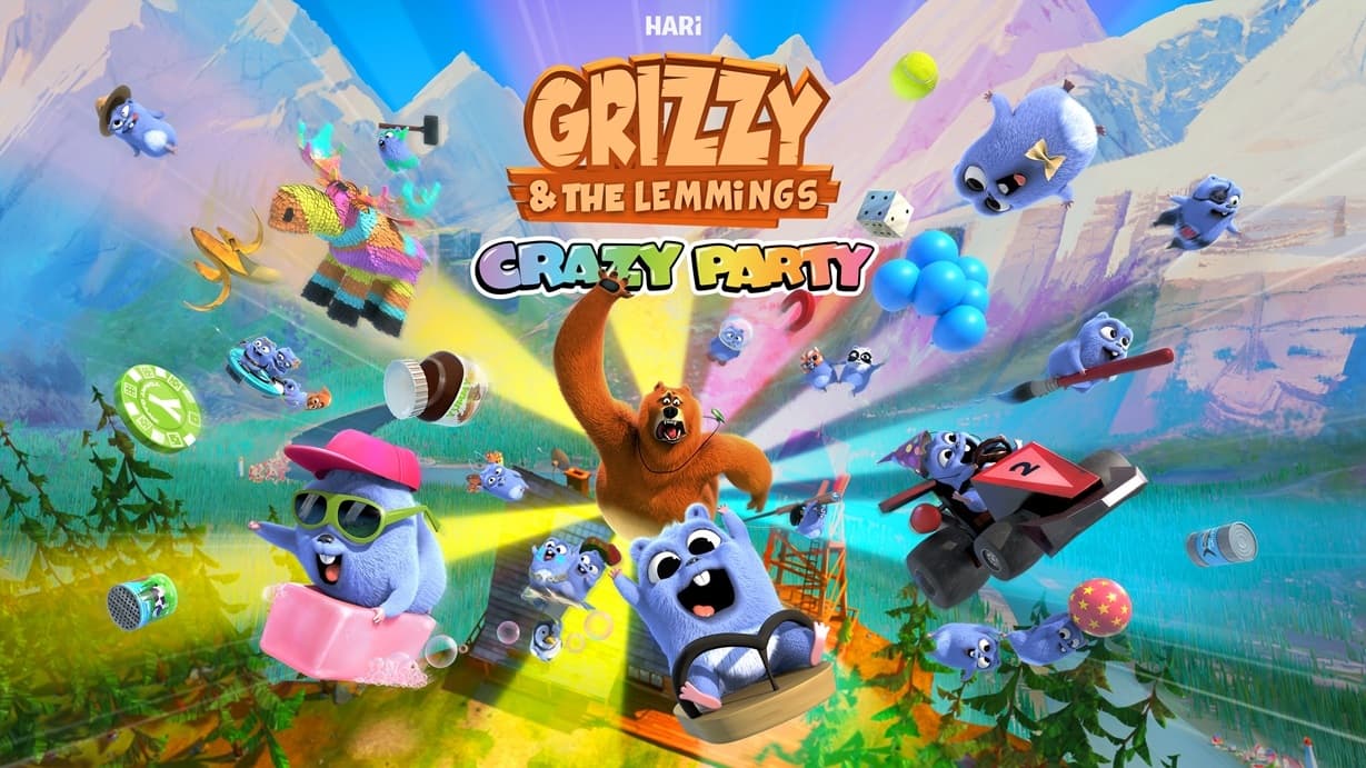 Grizzy &amp; the Lemmings: Crazy Party chega ao Switch em agosto
