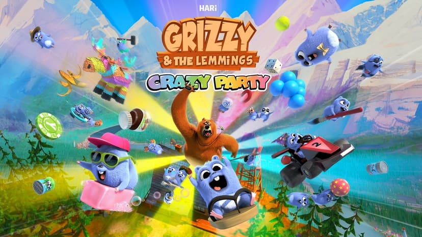 Grizzy &amp; the Lemmings: Crazy Party chega ao Switch em agosto