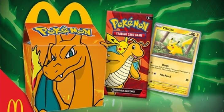 McDonald’s deve ter novos cards de Pokémon no McLanche Feliz