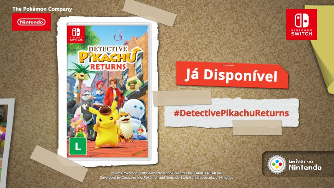 Jogo Detective Pikachu Returns - Nintendo Switch (BRA) - TK Fortini Games 🎮