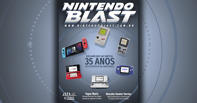 Revista Nintendo Blast N.º 174: Conheça todos os consoles portáteis da Nintendo