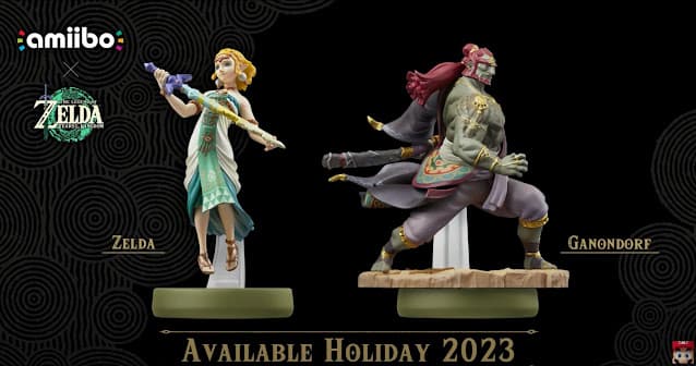 The Legend of Zelda: Tears of the Kingdom (Switch): novos amiibo de Zelda e Ganondorf são anunciados