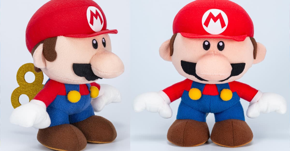 Pelúcias dos brinquedos “Mini Mario” do jogo Mario vs. Donkey Kong estão à venda no Japão