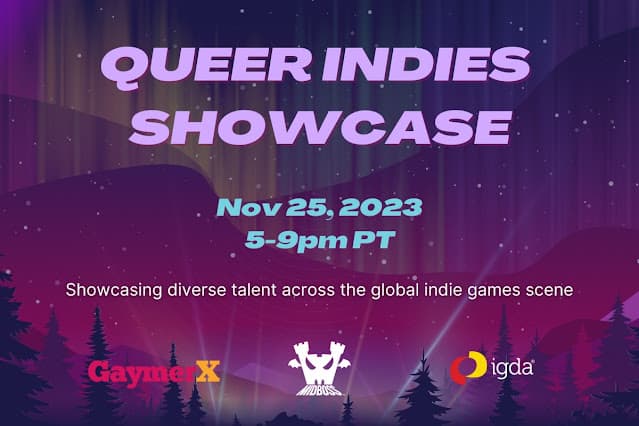 Queer Indies Showcase: evento focado em jogos queer será transmitido hoje (25/11) via Twitch