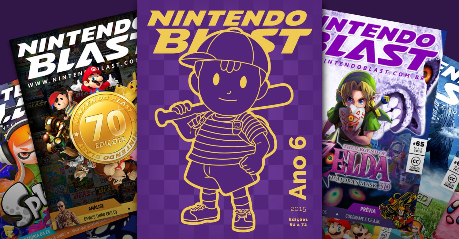 Nintendo Blast Ano 6: coletânea da revista grátis no Google Play, Apple Books e Amazon