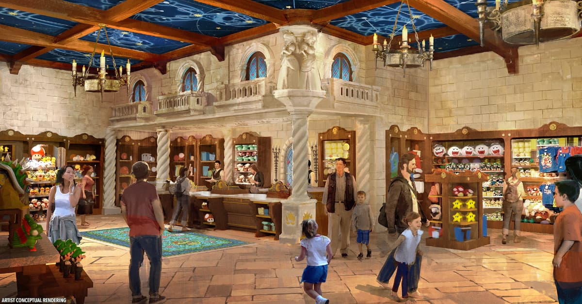 Novas artes conceituais revelam área de Luigi’s Mansion no Epic Universe, da Universal Orlando Resort