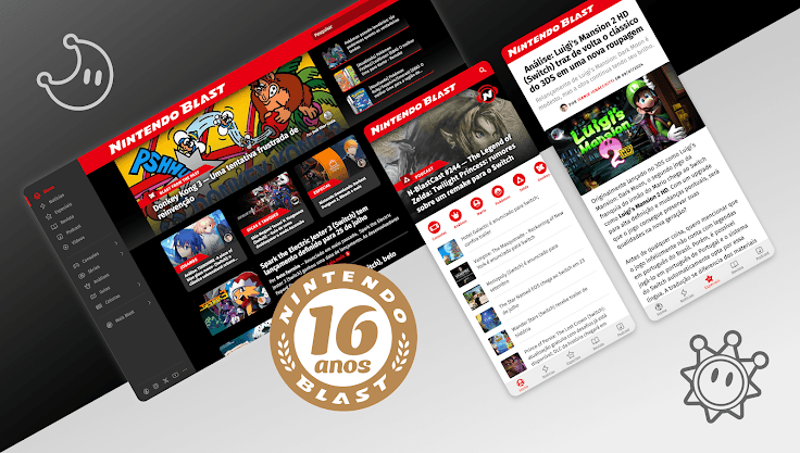 Nintendo Blast completa 16 anos com novo design e Dark Mode