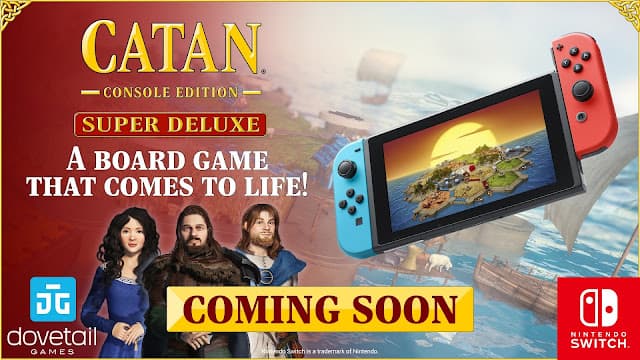 Catan – Console Edition (Switch), adaptação do jogo de tabuleiro, recebe novo trailer