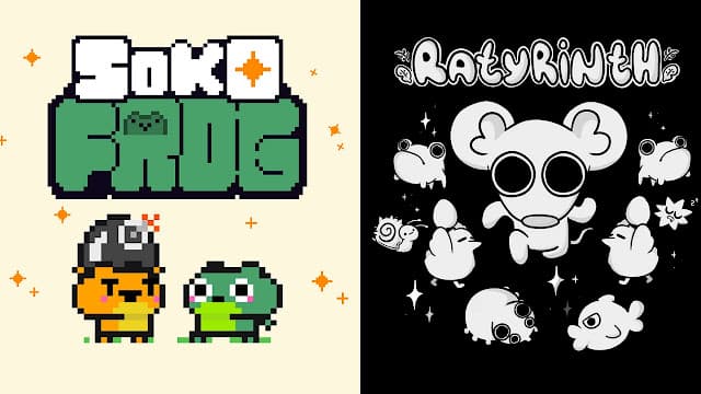 SokoFrog e Ratyrinth, dois jogos brasileiros, chegarão ao Switch em abril