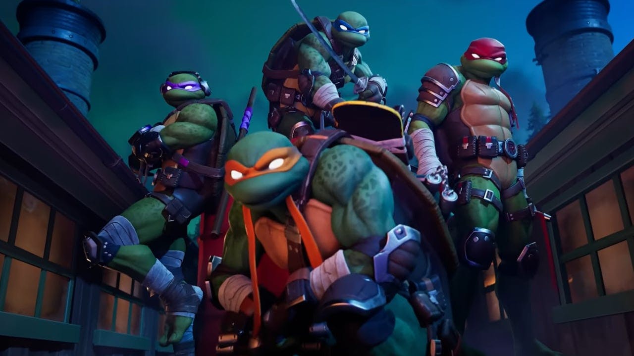 Cover Image for Video: Teenage Mutant Ninja Turtles Return To Fortnite With Radical New Cinematic Trailer