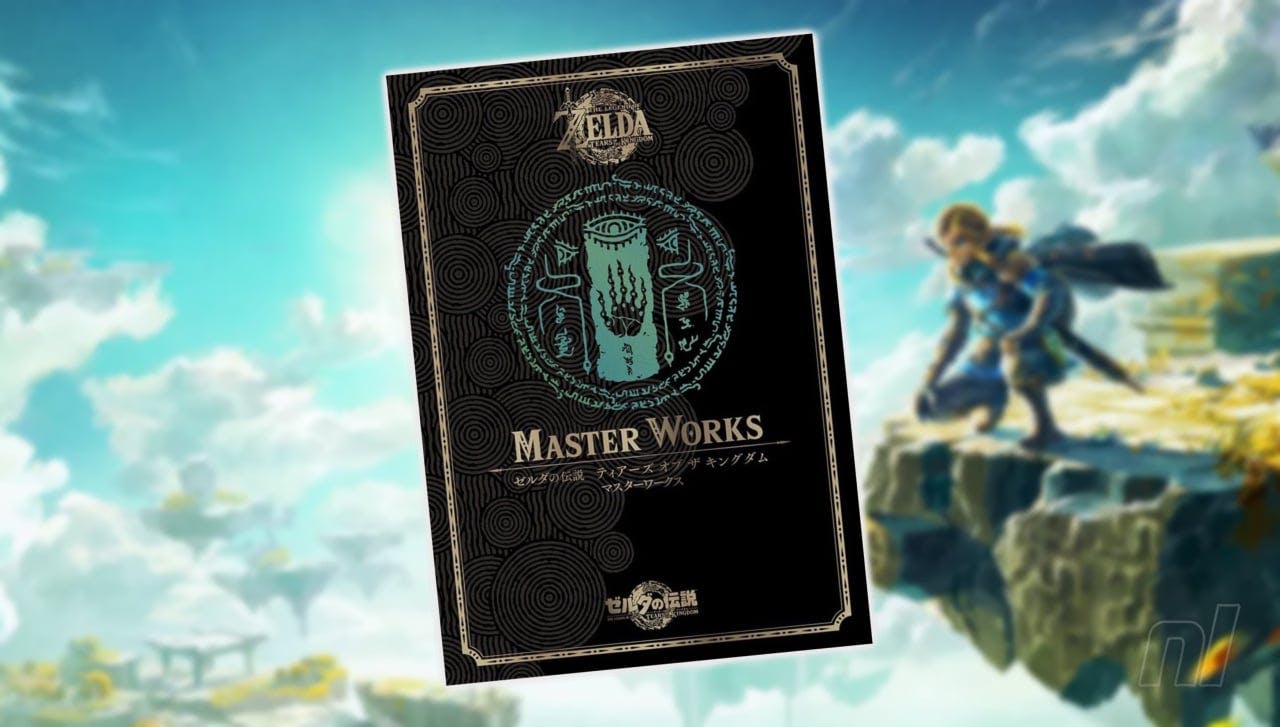 Cover Image for A Zelda: Tears Of The Kingdom 'Master Works' Art Book Is Coming To Japan