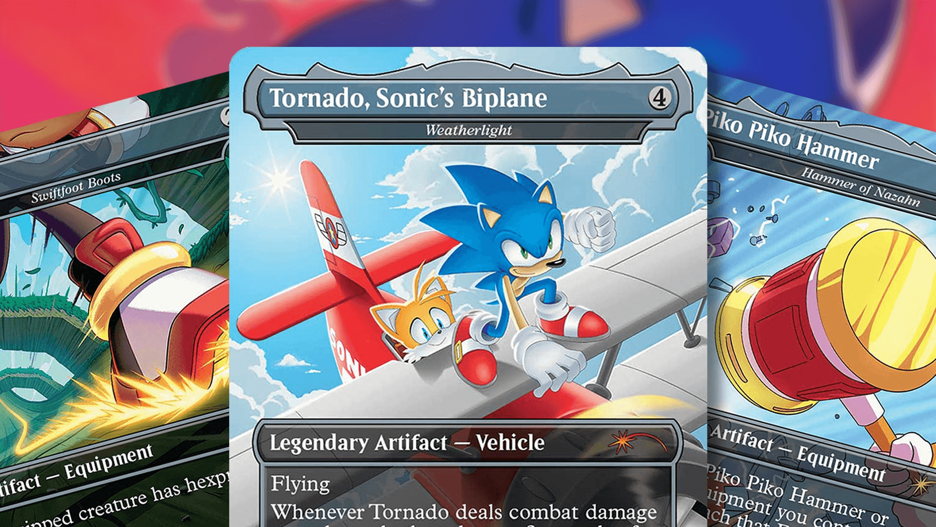 Sonic acelera para o universo de Magic: The Gathering em nova Collab!