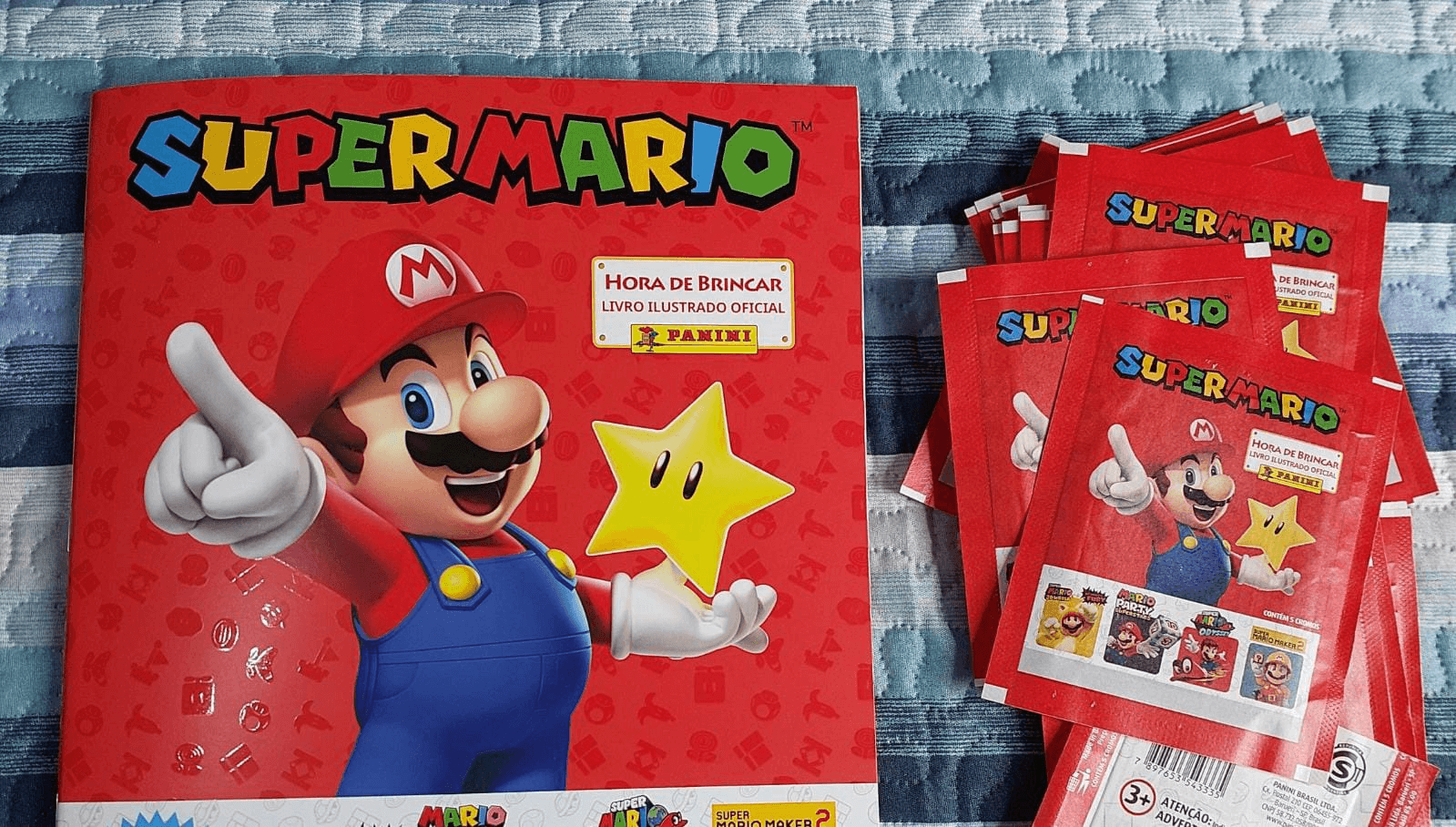 Panini lança álbum de figurinhas oficial do Super Mario no Brasil