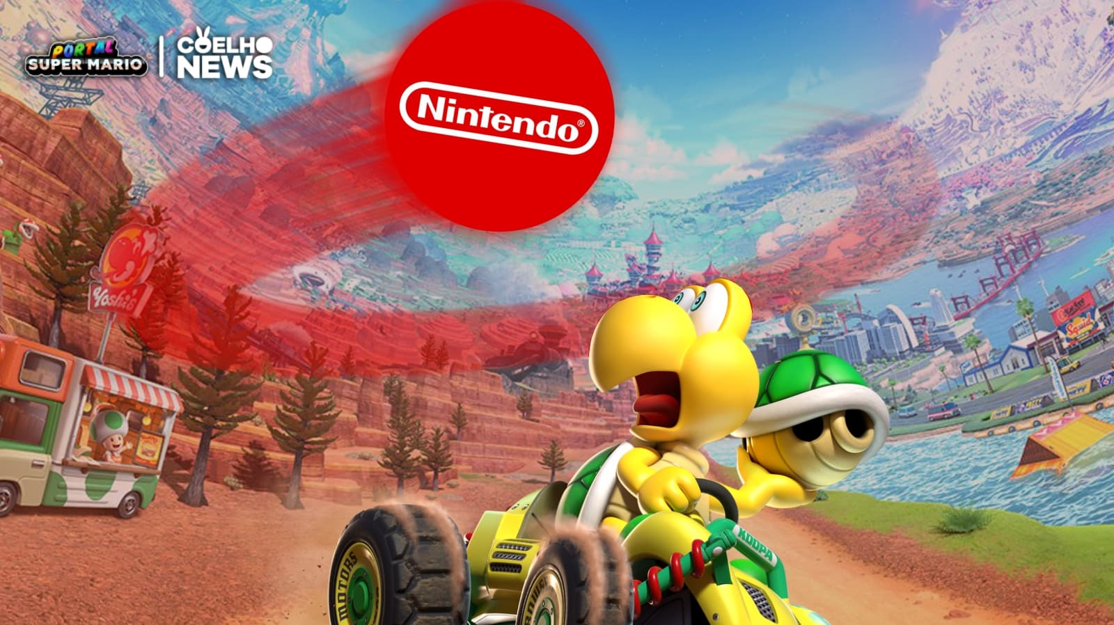 Jogadores criticam nova atualização de Mario Kart World