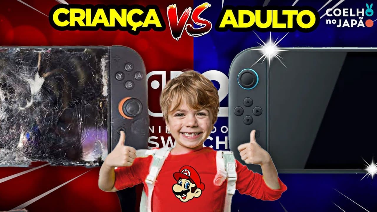 Guia: O Nintendo Switch 2 é resistente a crianças? – Veja cuidados e comparações