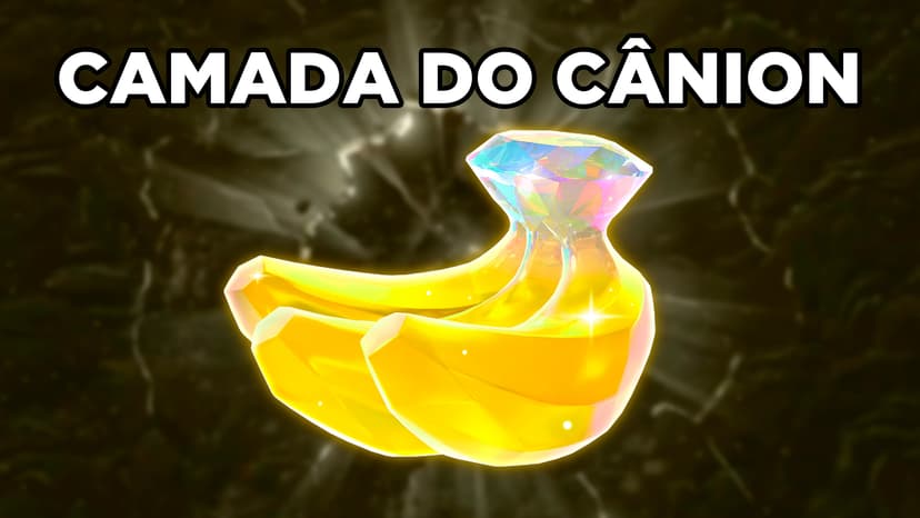 Todos os cristais de Banândio/todas as bananas da Camada do Cânion (Subcamada 300)