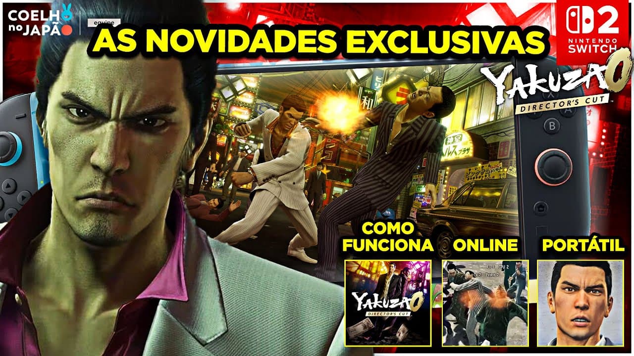 Análise: Yakuza 0 Director’s Cut no Switch 2 vale a pena? – Confira