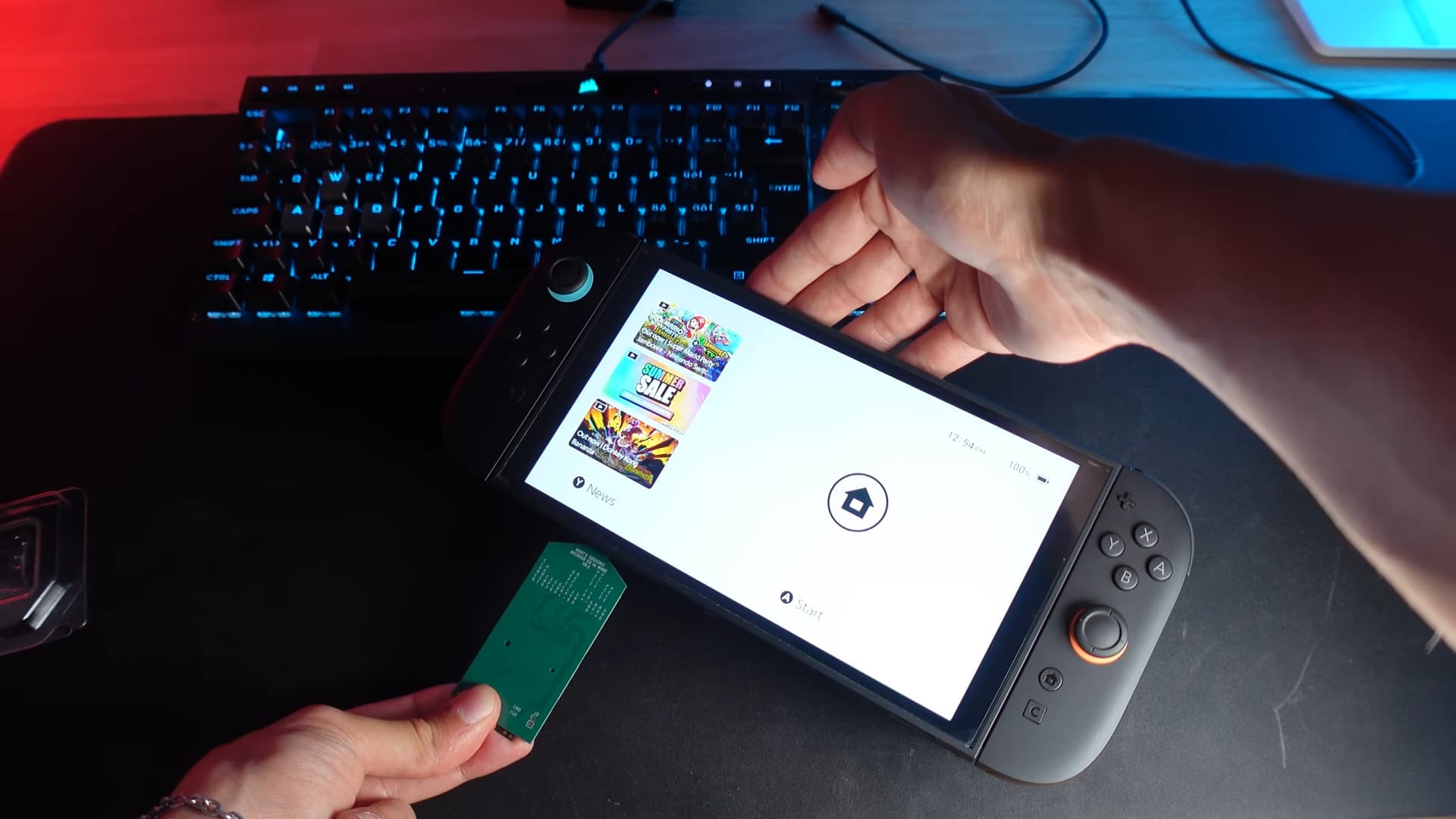 Criador de conteúdo tentou usar NVMe SSD no Nintendo Switch 2
