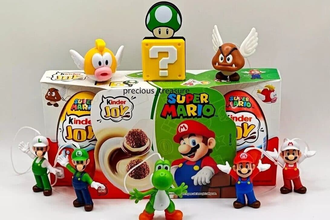 Kinder Joy do Super Mario chega ao Brasil em edição limitada
