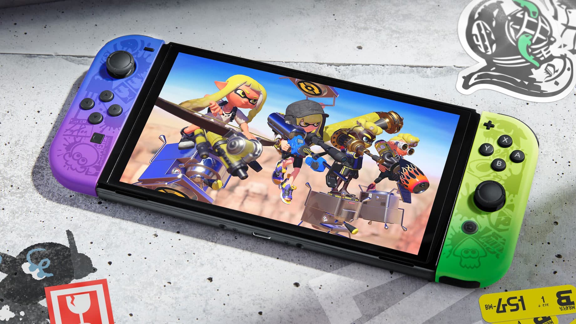 Nintendo Switch OLED Splatoon 3 Edition volta a ser fabricado no Japão 3 anos após o lançamento