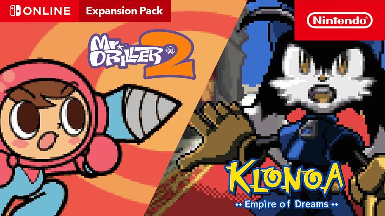 Nintendo anuncia Klonoa Empire of Dreams e Mr. Driller 2 para o Switch Online