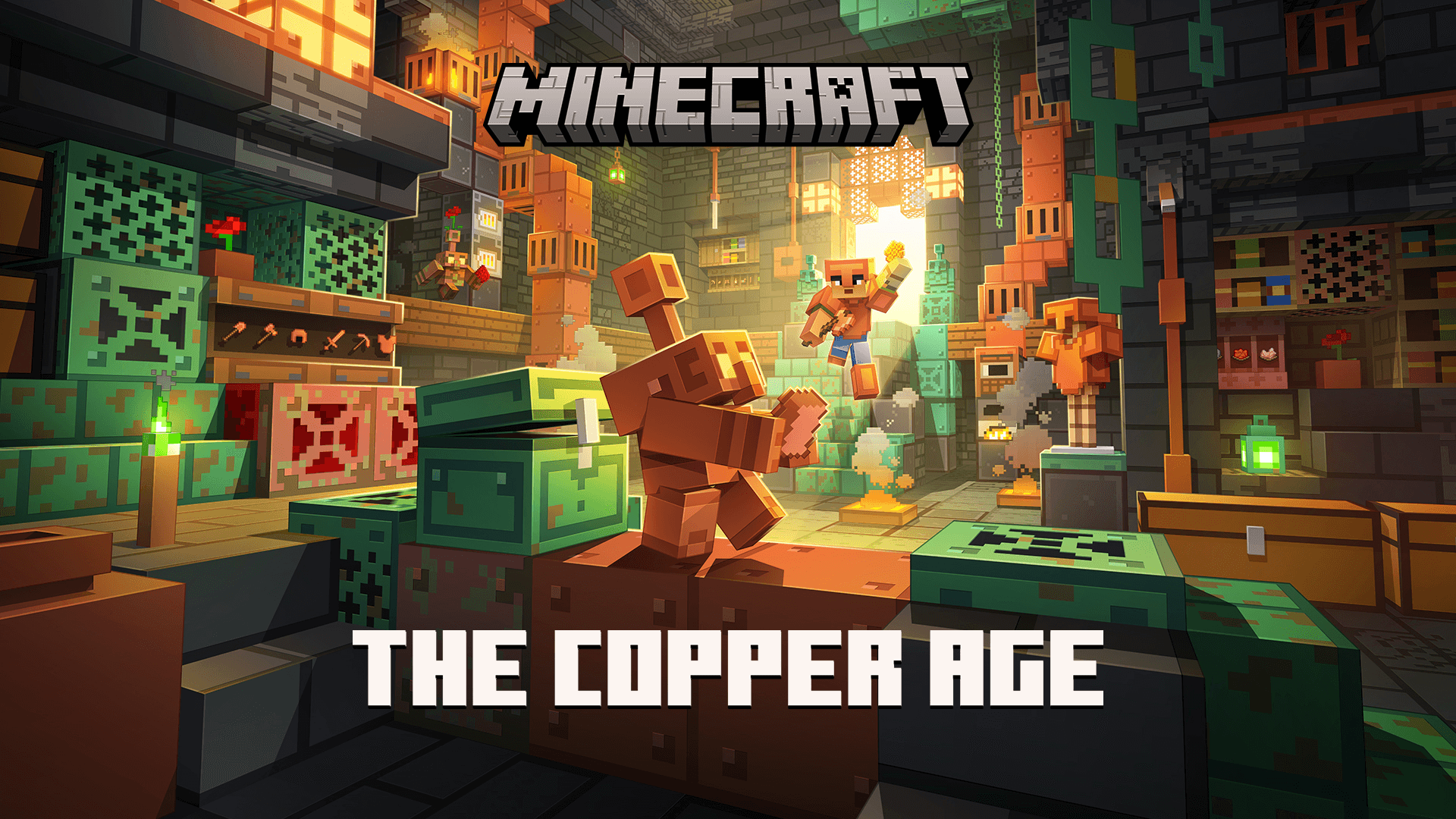 A expansão Era do Cobre já está disponível para Minecraft no Nintendo Switch