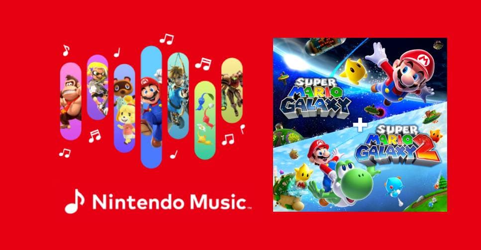 Músicas de Super Mario Galaxy 1 e 2 chegam ao Nintendo Music