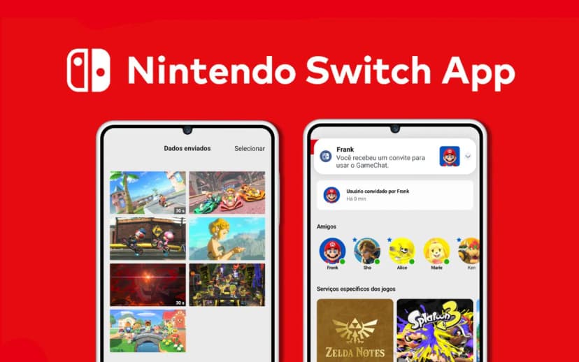 Nintendo atualiza aplicativo móvel para Switch com novas funções sociais