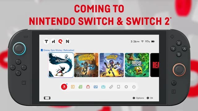 THQ Nordic anuncia nova leva de jogos para o Nintendo Switch 2